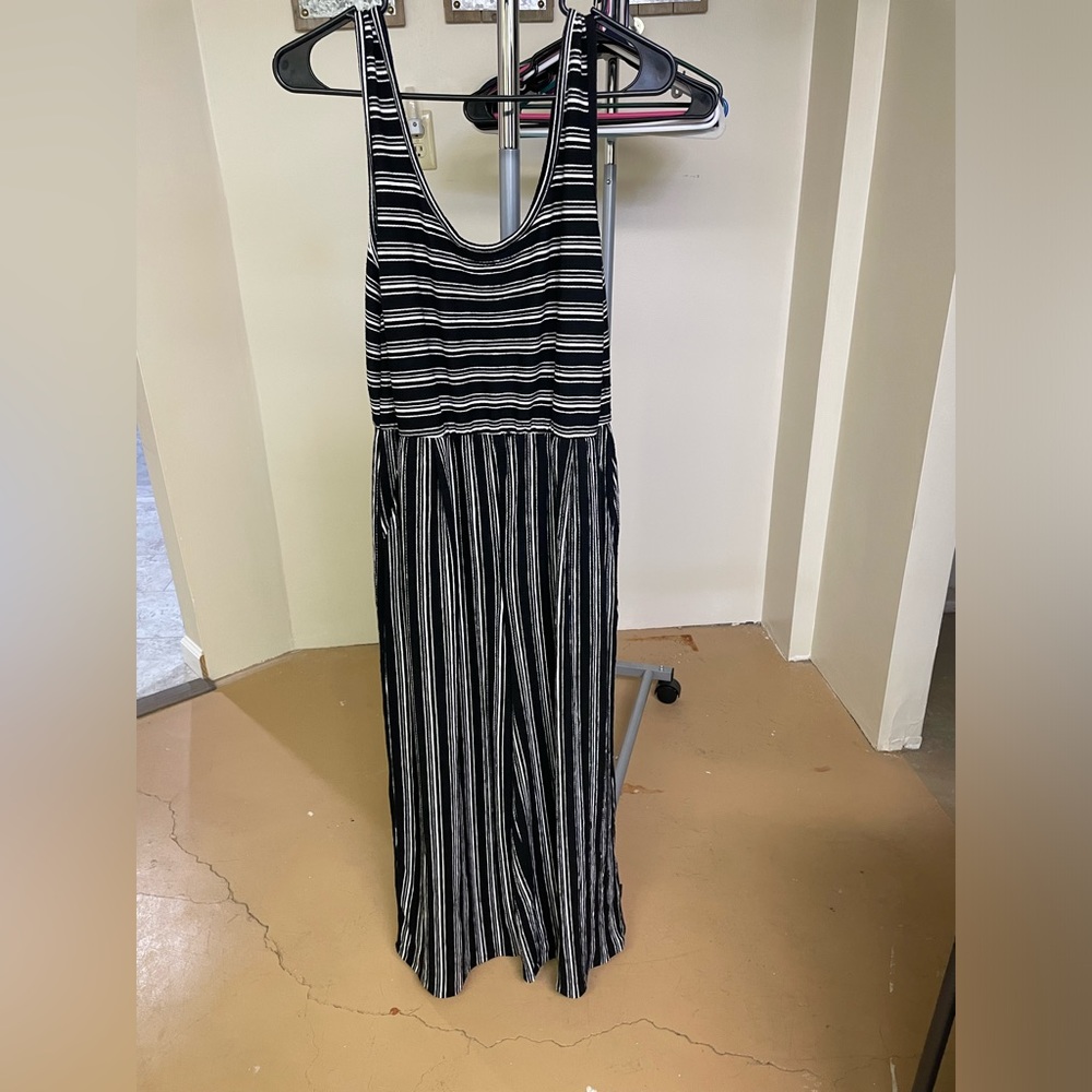 Black and white jumpsuit